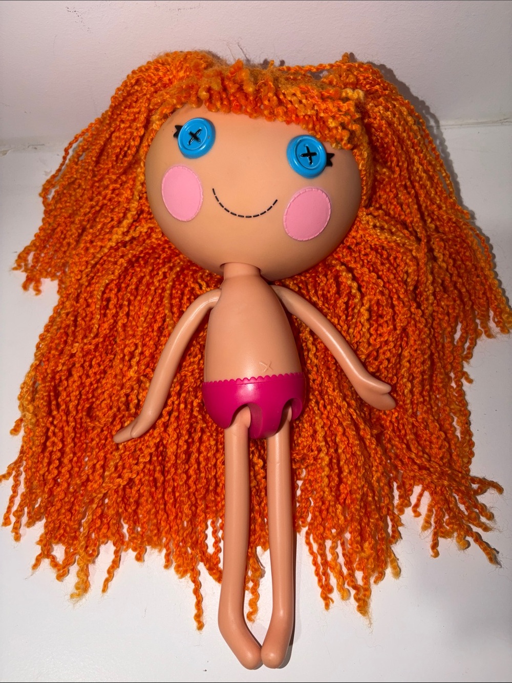 Lalaloopsy Smile E. Wishes 12” Doll Orange Hair Blue Eyes MGA